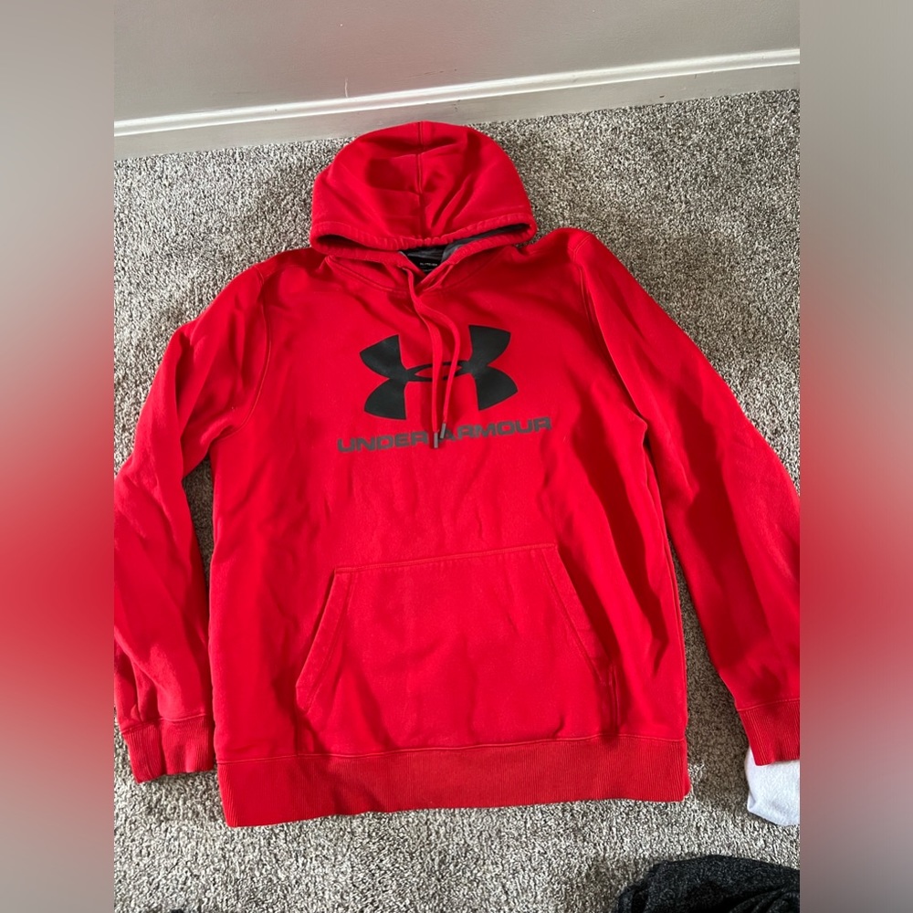 Under Armour Red/Black Sweatshirt Hoodie